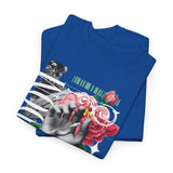 Freedom Hand Rose Graphic Unisex Heavy Cotton Tee Comfortable Streetwear T Shirt Motivational Bold Artistic Design Statement Piece Perfect Gift for Friends Empowerment Casual Wear