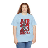 Air Jordan Sky Legend Unisex Heavy Cotton Tee Bold Athletic Streetwear Design Inspirational Basketball Dunk Artwork Motivational Sports Graphic Tee For Dreamers And Hustlers