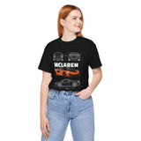 Orange Hypercar Blueprint Unisex Heavy Cotton Tee High Detail Automotive Art Streetwear Graphic for Car Enthusiasts and Daily Wear