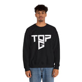 TopG Graphic Unisex Heavy Blend Crewneck Sweatshirt Black Motivational Hustler Streetwear Fitness Entrepreneur Alpha Mindset Pullover