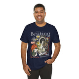 My Heart Is Beating Floral Anatomy Collage Unisex Jersey Short Sleeve Tee Abstract Vintage Graphic Artistic Streetwear Statement T Shirt