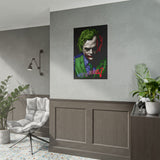 The Jocker Why So Serious Within Glossy Poster Emotional Gothic Wall Art Bold Psychological Design for Dark Aesthetic Lovers, Art Collectors, and Fearless Creatives