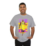 The Court Monarch Unisex Heavy Cotton Tee Basketball Power Graphic Shirt Streetwear for Athletes Hustlers and Motivational Sports Lovers