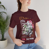 Blessed Praying Hands Floral Christian Graphic Unisex Jersey Short Sleeve Tee Faith Inspired Religious Streetwear Bold Motivational T Shirt