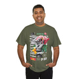 Freedom Hand Rose Graphic Unisex Heavy Cotton Tee Comfortable Streetwear T Shirt Motivational Bold Artistic Design Statement Piece Perfect Gift for Friends Empowerment Casual Wear