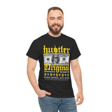 Hustler Original Money Maker Unisex Heavy Cotton Tee Streetwear Graphic Bold Dollar Bill Print Motivational Entrepreneur T Shirt
