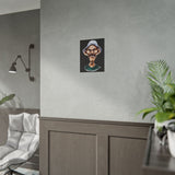 Grumpy Street Legend Poster Bold Comic Art Print Expressive Urban Character Artwork Vibrant Caricature Design Perfect for Bedroom, Studio, or Office Wall Décor Gift for Art Lovers and Street Culture Fans