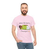 When Life Hurts Thoonguu Tamil Funny Meme T Shirt Trending Kollywood Comedy Inspired Graphic Tee Youth Attitude Casual Wear Unisex Cotton Streetwear India