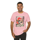 Beauty of Art Floral Collage Unisex Jersey Short Sleeve Tee Vintage Aesthetic Graphic Fashion Artistic Statement Streetwear T Shirt