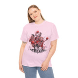 Legends On Court Unisex Heavy Cotton Tee Basketball Streetwear Graphic T Shirt Vibrant Athletic Art Design Perfect Gift For Sports Fans Players Gymwear Festivals And Urban Fashion Lovers