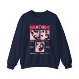 Emotions Speak Louder Than Words Graphic Unisex Heavy Blend Crewneck Sweatshirt Streetwear Art Fashion Statement Pullover