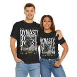 Dynasty Statue Graphic Unisex Heavy Cotton Tee Greek Sculpture Butterfly Streetwear Art Inspired T Shirt