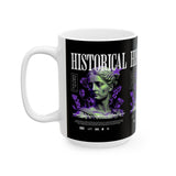 Historical Greek Roman Statue Art Print Ceramic Mug Unisex Premium Coffee Tea Cup With Classical Aesthetic Design