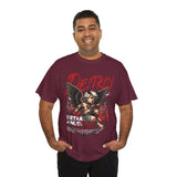 Betrayed Angel Destroy Graphic Unisex Heavy Cotton T Shirt Edgy Gothic Streetwear Bold Motivational Urban Fashion Outfit