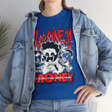 Happiness Is Not About Money Graphic Unisex Heavy Cotton Tee Bold Streetwear Motivational Quote T Shirt