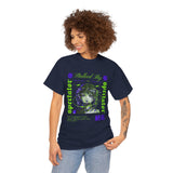 Stalked By Spectator Cyberpunk Graphic Unisex Heavy Cotton Tee Japanese Anime Glitch Streetwear T Shirt