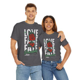 Love Fake Friendship Rose Graphic Unisex Heavy Cotton Tee Bold Statement Streetwear T Shirt Empowering Artistic Floral Design for Self Expression Perfect Gift for Friends Birthdays Parties Casual Wear