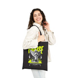 Praise Angel Statue Graphic Cotton Canvas Tote Bag Spiritual Gothic Streetwear Eco Shopper