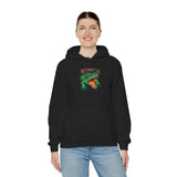 Beast Of The Stadium Heavy Blend™ Unisex Hoodie Neon Crocodile Power Design Electric Green Reptile Streetwear Bold Animal Energy Fashion For Fearless Souls
