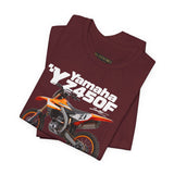 Yamaha YZ450F Inspired Motocross Blueprint Unisex Heavy Cotton Tee Dirt Bike Racing Graphic Streetwear Shirt Gift For Riders