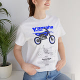 Yamaha YZ125 Inspired Motocross Blueprint Unisex Heavy Cotton Tee Dirt Bike Racing Graphic Shirt Streetwear Gift For Riders