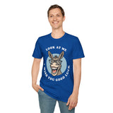Laughing Donkey Fun Cartoon Unisex Heavy Cotton Tee Bold Humor Streetwear Trendy Graphic Shirt Perfect Gift for Friends Birthdays Casual Wear