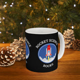 Rocket Science Rocks Ceramic Mug Coffee Cup Space Exploration STEM Astronomy Science Lover Gift Nerd Geek Astronaut Science Teacher Office Drinkware