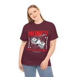 Money Motivation Hustler Mindset Graphic Print Unisex Heavy Cotton Tee Streetwear Power T Shirt