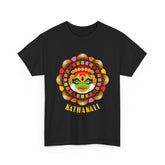Kathakali Unisex T Shirt Kerala Traditional Dance Art Graphic Tee Indian Culture Festival Onam Heritage Malayalam Performance Heavy Cotton Top