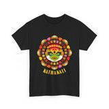Kathakali Unisex T Shirt Kerala Traditional Dance Art Graphic Tee Indian Culture Festival Onam Heritage Malayalam Performance Heavy Cotton Top