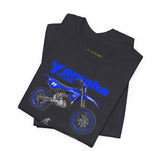 Yamaha YZ125 Inspired Motocross Blueprint Unisex Heavy Cotton Tee Dirt Bike Racing Graphic Shirt Streetwear Gift For Riders