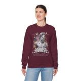 Sadness Crewneck Sweatshirt Unisex Heavy Blend Greek Statue Art Design Emotional Aesthetic Streetwear Gothic Vintage Fashion Artistic Expression Pullover