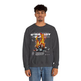 Currency Blaze Burning Money Graphic Unisex Heavy Blend Crewneck Sweatshirt Bold Streetwear Flame Cash Statement Urban Pullover