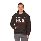 Unisex I Need A Huge Amount Of Money Hoodie Heavy Blend Pullover Sweatshirt Funny Motivational Graphic Hustle Entrepreneur Wealth Inspired Streetwear