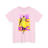 The Court Monarch Unisex Heavy Cotton Tee Basketball Power Graphic Shirt Streetwear for Athletes Hustlers and Motivational Sports Lovers