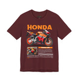 Honda CBR Racing Motorcycle Graphic Tee Superbike Track Inspired Sport Bike T Shirt For Riders Speed Lovers Motorsport Streetwear Gift
