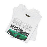 Mercedes Benz AMG GT Inspired Illustrated Sports Car Graphic T Shirt Luxury Performance Coupe Automotive Streetwear Unisex Heavy Cotton Tee High Speed Racing Lifestyle Gift For Car Enthusiasts