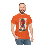 Love Fake Friendship Rose Graphic Unisex Heavy Cotton Tee Bold Statement Streetwear T Shirt Empowering Artistic Floral Design for Self Expression Perfect Gift for Friends Birthdays Parties Casual Wear