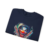 Fearless Grin Street Clown Sweatshirt Premium Urban Graphic Crewneck Streetwear Power Statement Design For Alpha Confidence And Bold Mindset