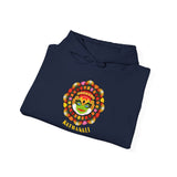 Kathakali Unisex Hoodie Heavy Blend Pullover Sweatshirt Kerala Traditional Dance Art Graphic Indian Culture Onam Festival Heritage Malayalam Design
