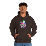 Joker-Enjoy The Game Unisex Hoodie Bold Gothic Streetwear Dark Psychological Art Design Comfortable Heavy Blend Pullover for Fearless Creators and Thinkers