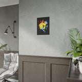 The Burning Aces Glossy Poster Fiery Gothic Wall Art Bold Dark Design for Risk Takers, Art Collectors, and Fearless Home Décor Lovers