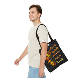 Sunflower Ho'oponopono Tote Bag Hawaiian Healing Prayer Design Spiritual Positivity Canvas Bag Mindfulness Reusable Durable Eco Friendly Shopping Tote