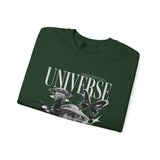 Universe Is Wide Unisex Heavy Blend Crewneck Sweatshirt Cosmic Galaxy Butterfly Space Aesthetic Graphic Pullover