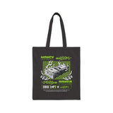 Money Power Cotton Canvas Tote Bag Neon Dollar Stack Hustle Mindset Streetwear Motivational Eco Shopping Bag
