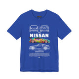 Nissan 240Z Illustrated Tee Donut Drift Car Inspired Graphic T Shirt Street Racing Art Tee JDM Style Automotive Streetwear Unisex Shirt for Car Lovers Drift Fans Racing Culture Outfit