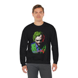 The Jocker Why So Serious Within Unisex Sweatshirt Bold Psychological Streetwear Dark Emotional Art Pullover for Fearless Thinkers, Rebels, and Creative Souls