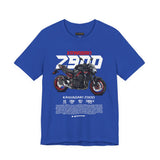Z900 Streetfighter Blueprint Unisex Heavy Cotton Tee Naked Bike Inspired Performance Motorcycle Graphic Streetwear Gift Red