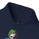 The Jocker Why So Serious Within Unisex Hoodie Bold Psychological Streetwear Art Dark Emotion Pullover for Fearless Thinkers, Artists, and Urban Rebels