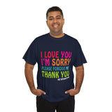 Ho’oponopono Unisex T Shirt Healing Affirmation Tee Spiritual Gratitude Mindfulness Inspired Positive Energy Heavy Cotton Graphic Top